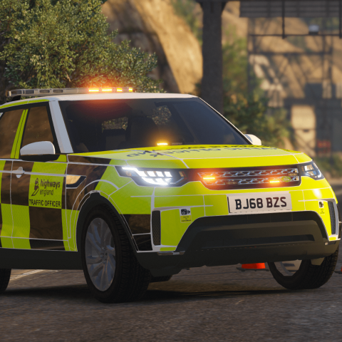 Highways England - Traffic Officer Vehicle - 2018 Landrover Discovery 5 ...