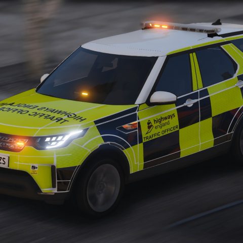 Highways England - Traffic Officer Vehicle - 2018 Landrover Discovery 5 ...