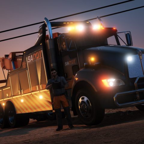 Kenworth T440 Heavy Wrecker [Add-On | FiveM | Non-ELS] 1.0.3 – GTA 5 mod