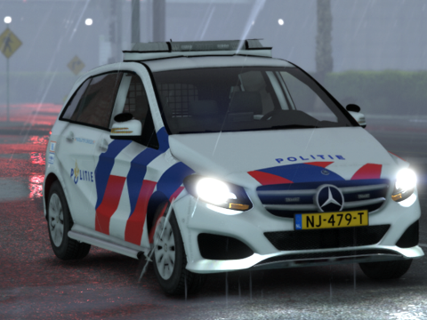 Mercedes Benz B Klasse 2016 Politie [ OOV / BZK / ELS / Reflective ] 1.0