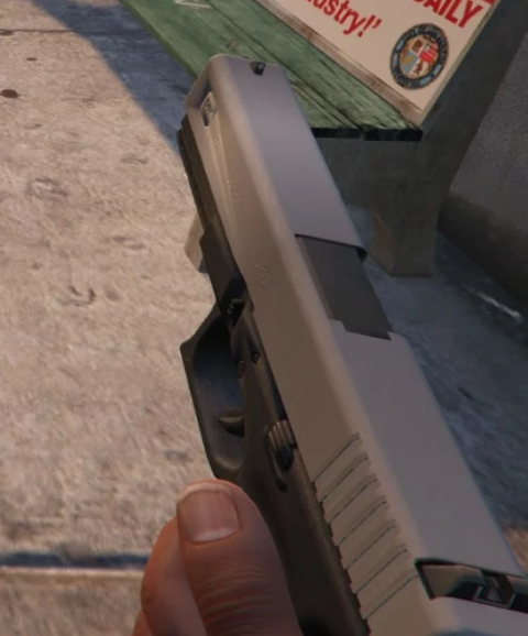 Glock 17 Custom [Animated] [SP + FiveM] 1.0 – GTA 5 mod