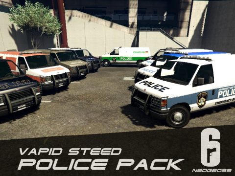 Vapid Steed Police Pack (Rainbow Six Siege) [Add-On] 1.0