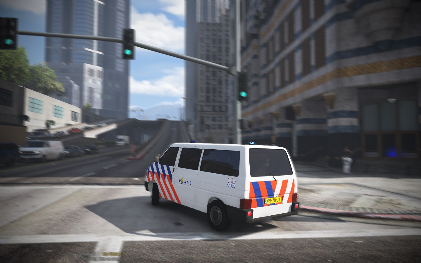Volkswagen T4 Dutch police [ELS] [Replace] 1.1