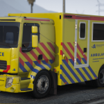 Volvo FLL MICU Dutch Ambulance [Replace|ELS|Template|Enterable] v1.5 (added ELS file and changed headlights)