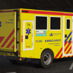 Volvo FLL MICU Dutch Ambulance [Replace|ELS|Template|Enterable] v1.5 (added ELS file and changed headlights)