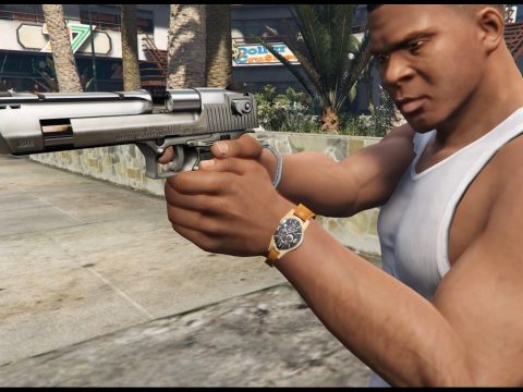 50. Cal Desert Eagle Silver/Black (Animated)