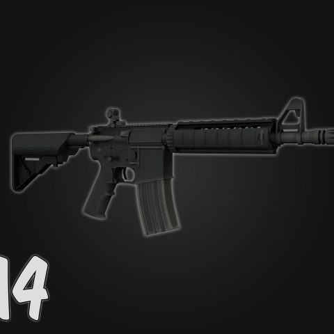 M4A4 from CS:GO [Animated + 9 Textures] 1.0 – GTA 5 mod