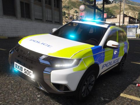 2018 Fictional Police Mitsubishi Outlander v1.1