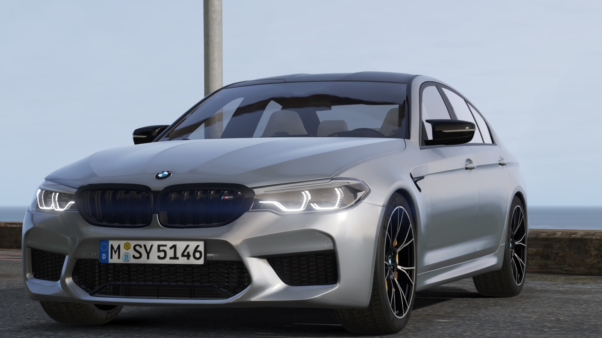 2019 BMW M5 F90 Competition [Add-On] v2.0 GTAV licence plate