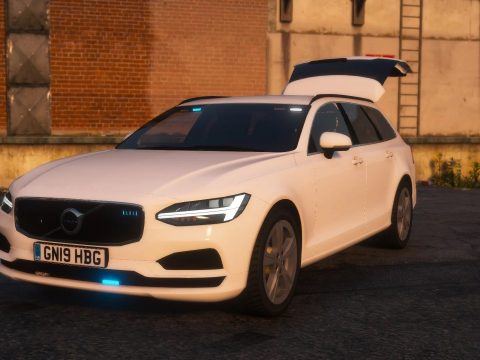 2019 Unmarked Police Volvo V90 [ELS] 1.0