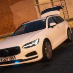2019 Unmarked Police Volvo V90 [ELS] 1.0