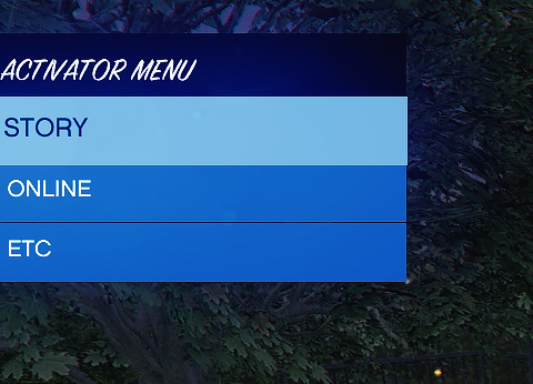 Activator Menu (Special Location) 1.1 [ALPHA]