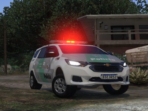 Chevrolet Spin 2019 Patrulha Rural PMESP ELS