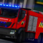 Iveco Trakker Tankwagen Brandweer België 1.1