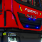 Iveco Trakker Tankwagen Brandweer België 1.1
