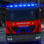 Iveco Trakker Tankwagen Brandweer België 1.1