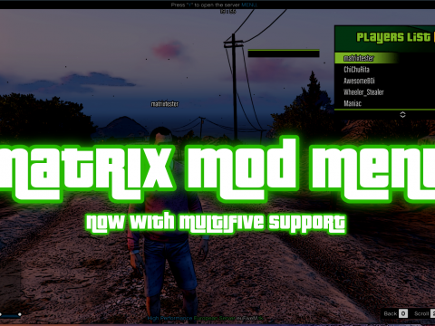 Matrix Mod Menu [SP / MV] 4.1