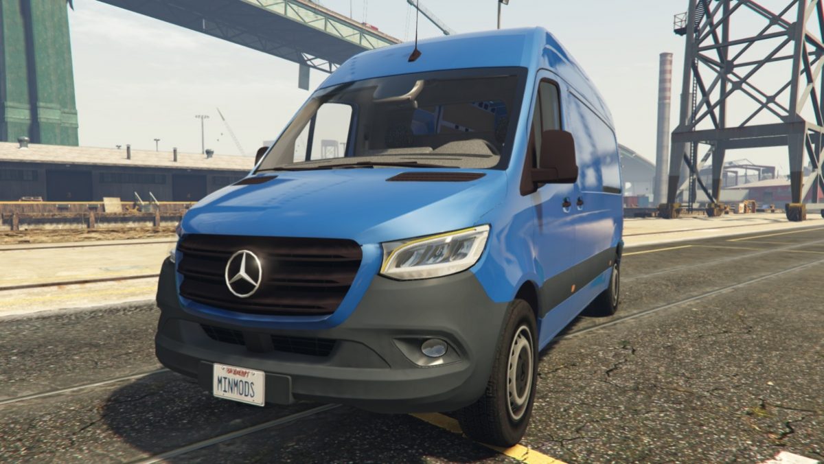 Mercedes-Benz Sprinter 2019 [Replace / Unlocked] – GTA 5 mod