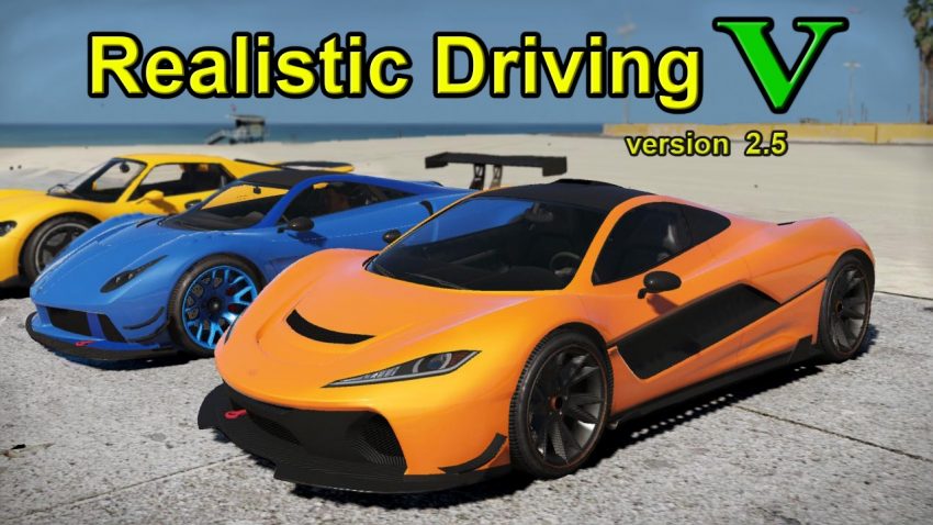 Realistic driving v для gta 5 как установить