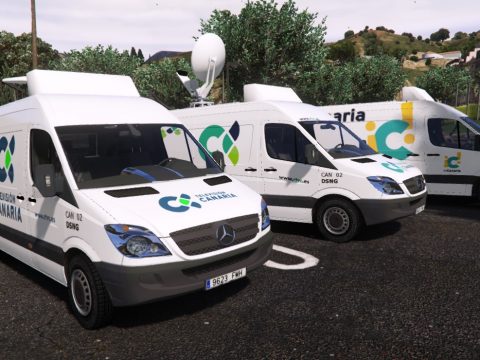 Unidad Movil Television Canaria 2006 Mercedes Sprinter [Replace/Extras] 1.0