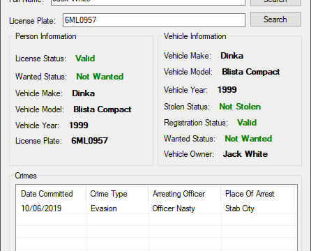 VCAD - A CAD System For GTAV RP 1.0