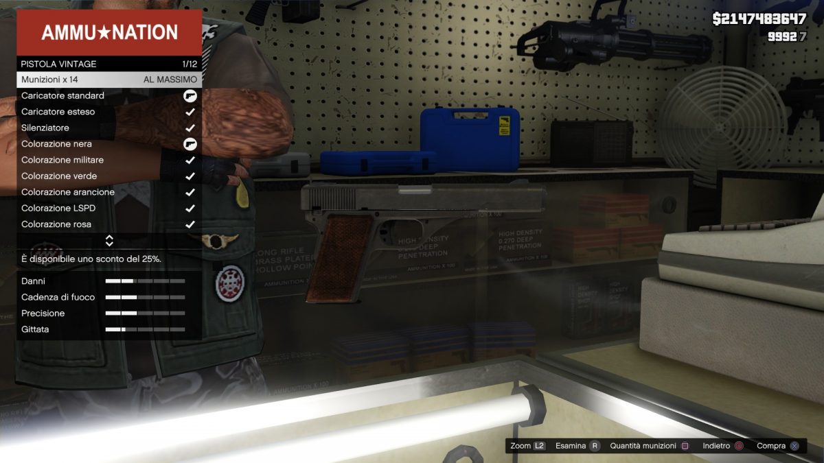 Vintage pistol gta 5 замена