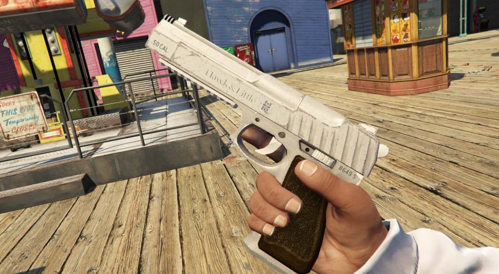 [TINT] White Pistol .50