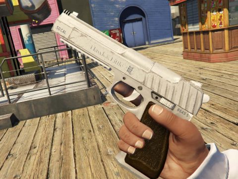 [TINT] White Pistol .50