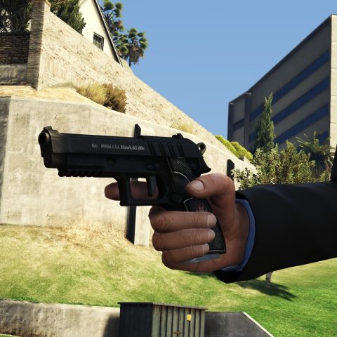 Black Pistol 1.1 – GTA 5 mod