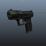 Walther P99 + Flashlight and Silencer