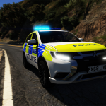 2018 Metropolitan Police Mitsubishi Outlander (Royal Parks + Response) 1.00