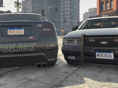 Brazilian License Plates - MERCOSUL 1.0