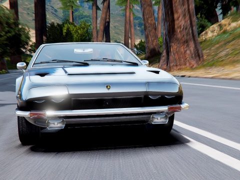 Lamborghini Jarama '76 [ Add-On | Animated Lights | Extras | Dirt ] 1.0