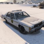 Police Ford LTD Crown Victoria 1987 [ Replace | Snow ] 1.0