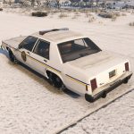 Police Ford LTD Crown Victoria 1987 [ Replace | Snow ] 1.0