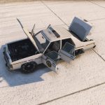 Police Ford LTD Crown Victoria 1987 [ Replace | Snow ] 1.0