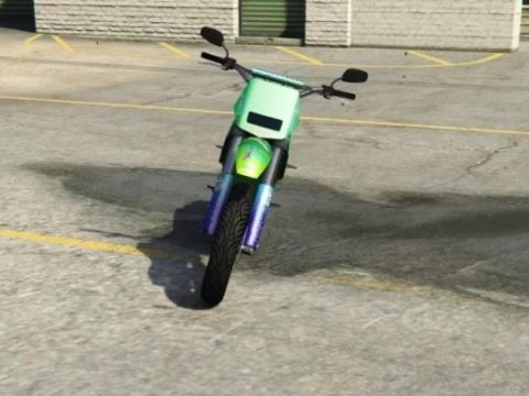 Supermotard Sanchez Mirrors - License plate 1.0
