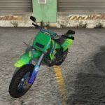 Supermotard Sanchez Mirrors - License plate 1.0