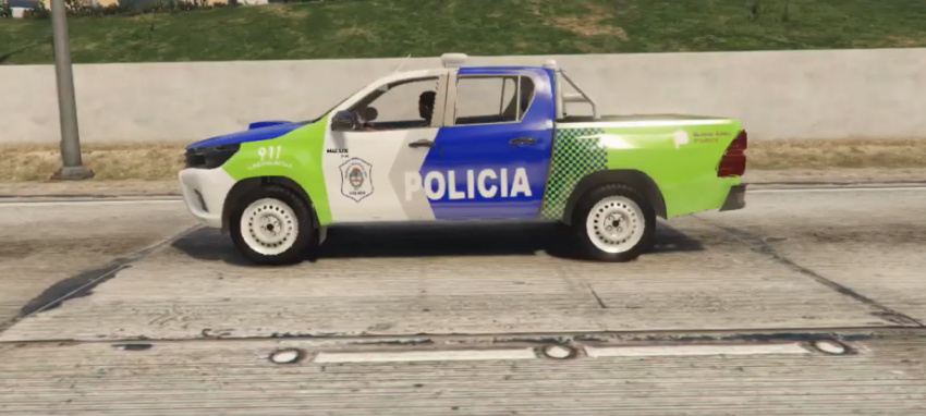 TOYOTA HILUX POLICIA BONAERENSE 1.0.1.0 – GTA 5 mod