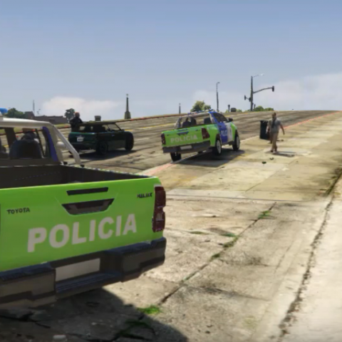 TOYOTA HILUX POLICIA BONAERENSE 1.0.1.0 – GTA 5 mod