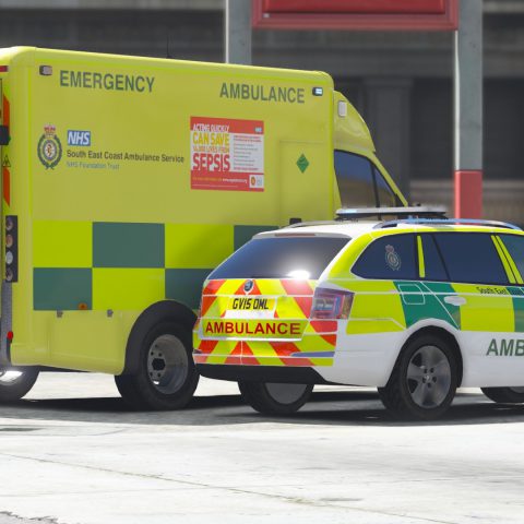 2015 South East Coast Ambulance Skoda Octavia RRV [ELS] [REL] 1.0 – GTA ...