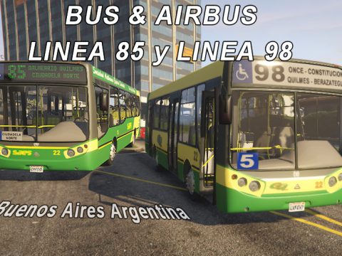 Bus 98 and 85 BsAs Arg. (Replace)(BUS / AIRBUS) 1.0