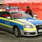 German Police Siren Pintsch Bamag TOPas 1.2