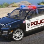 Porsche Cayenne - Need for Speed Hot Pursuit Police + Template