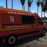 [ELS / Reflective] Renault Master 2019 VSAV BSPP [ADD-ON / REPLACE] [UNLOCKED] FOR USERS 1.1