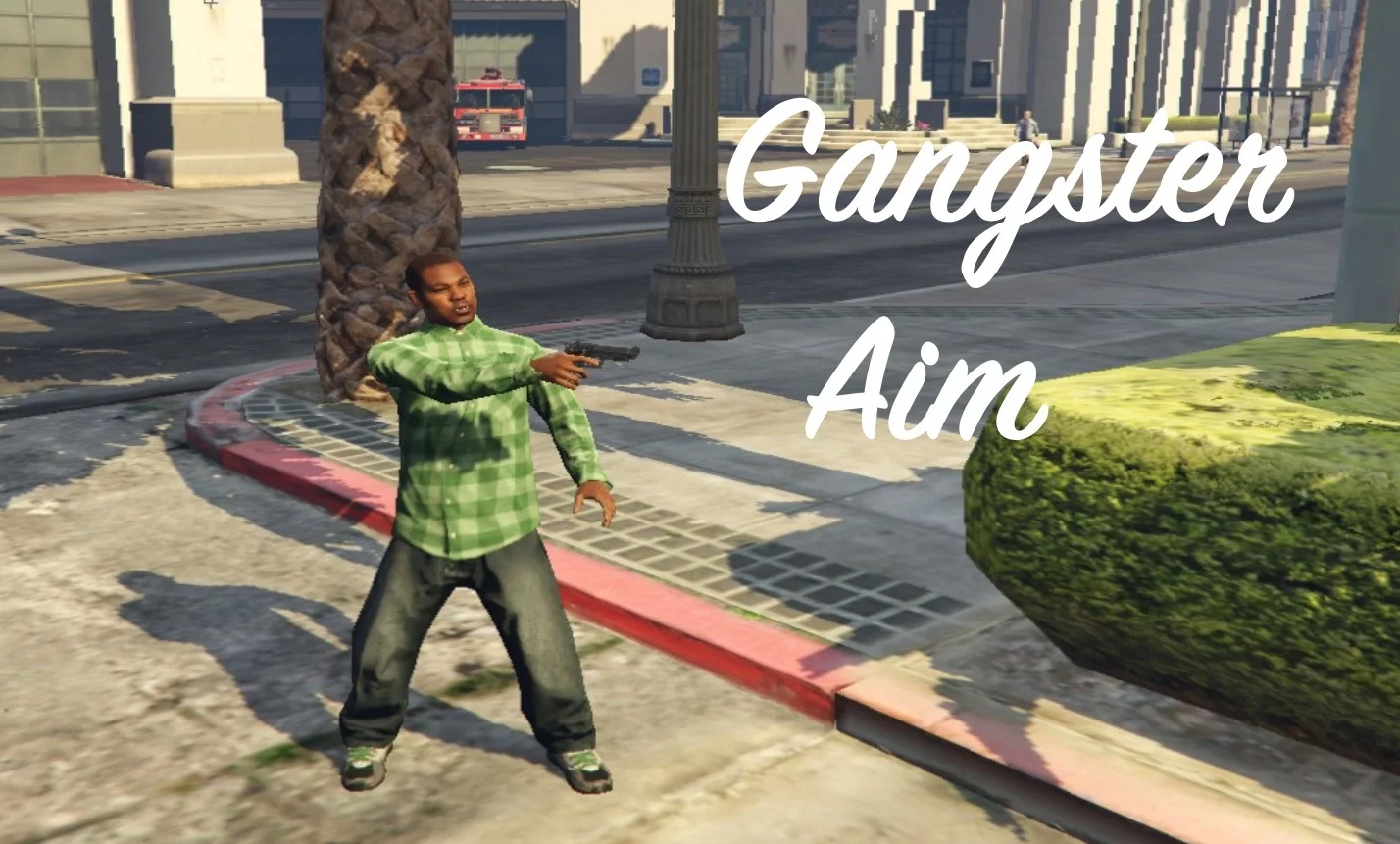 Gangster Aim – GTA 5 mod