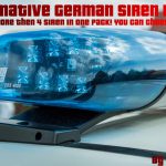 Ultimative German Police Siren Pack + 6 Sirens 1.0