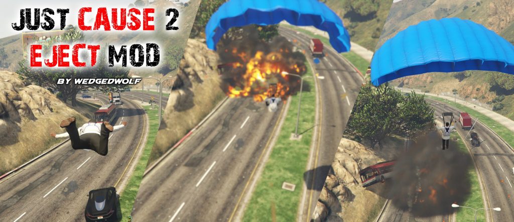 Just Cause 2 Eject + Parachute Thrusters 1.1