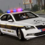 Skoda superb 2018 | israeli Traffic Police | [Add-On | LODs | Wheels] [ELS] 1.0