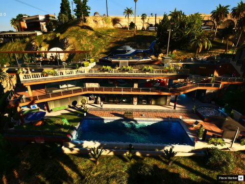 A True Boss Hollywood Mansion (Franklin safehouse & Car Port) 6.0